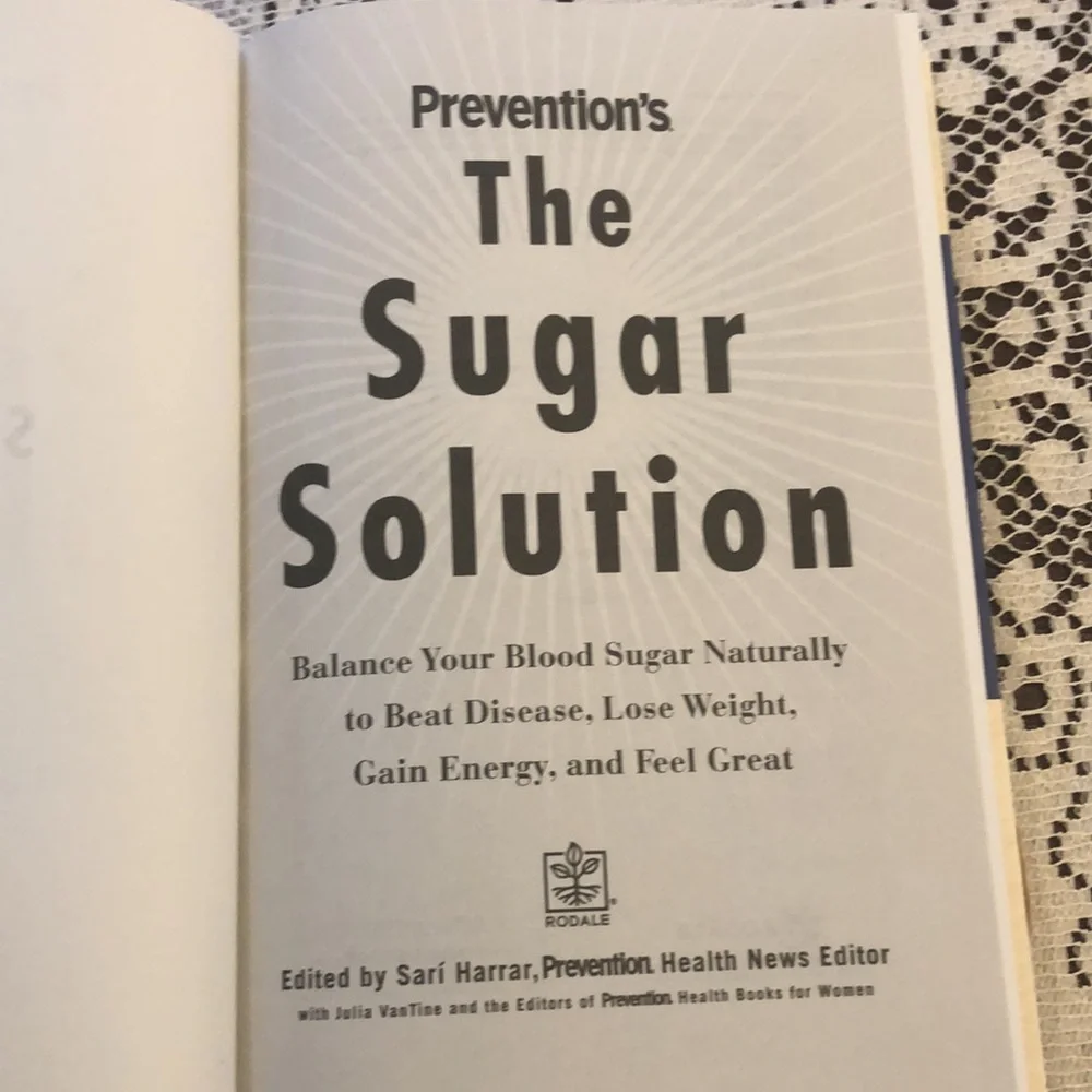 The Sugar Solution by Sari Harare & the editors of Prevention ExcellentCondition